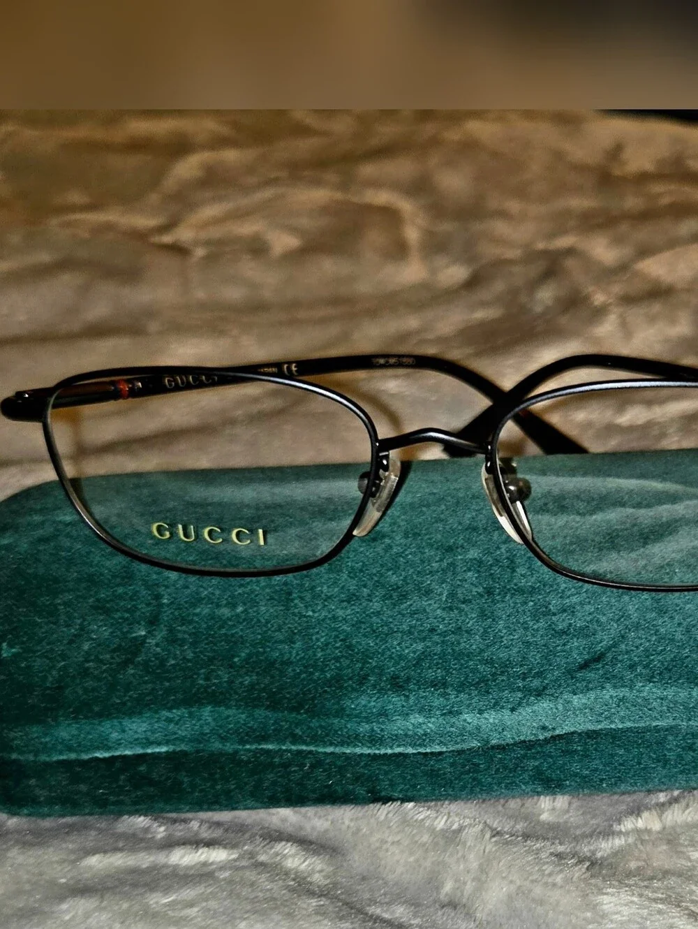 Gucci TITANIUM GG0612OJ 003 Eyeglasses - Blue Havana Frame
